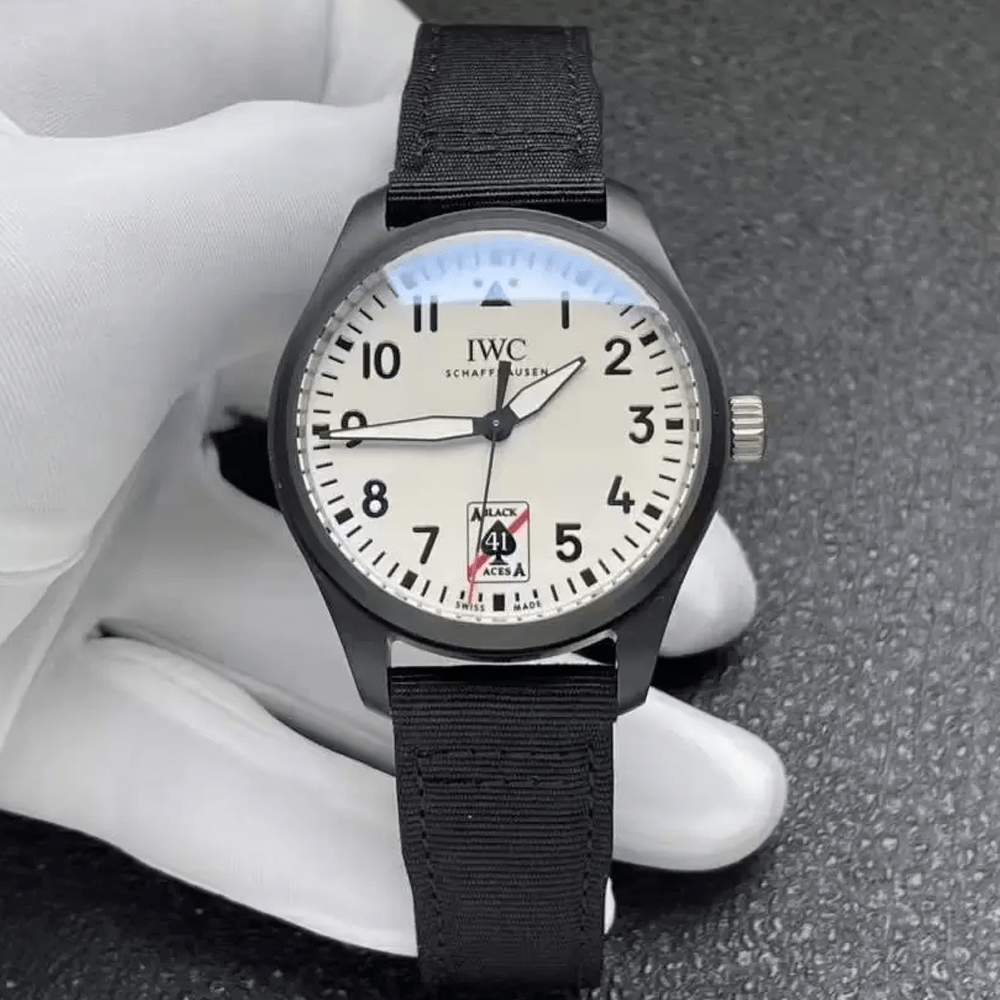 IWC 파일럿 워치 오토매틱 41 블랙 에이스 41mm 326905