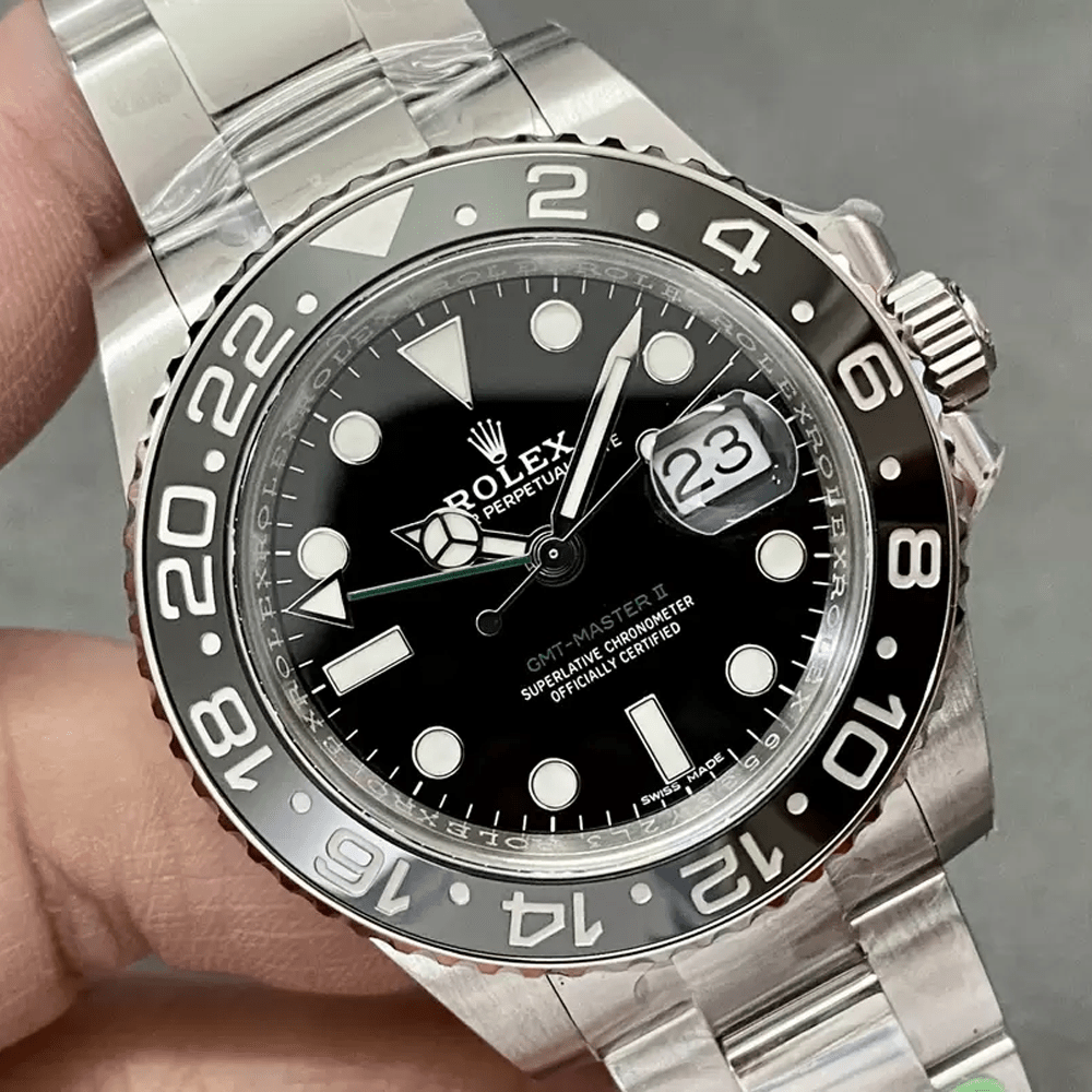 롤렉스 GMT 마스터2 블랙 다이얼 오이스터 브레이슬릿 40mm 116710LN