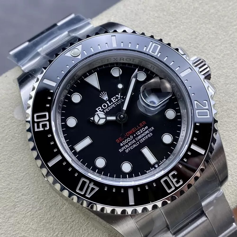 롤렉스 씨드웰러 검판 다이얼 SS 브레이슬릿 43mm 126600