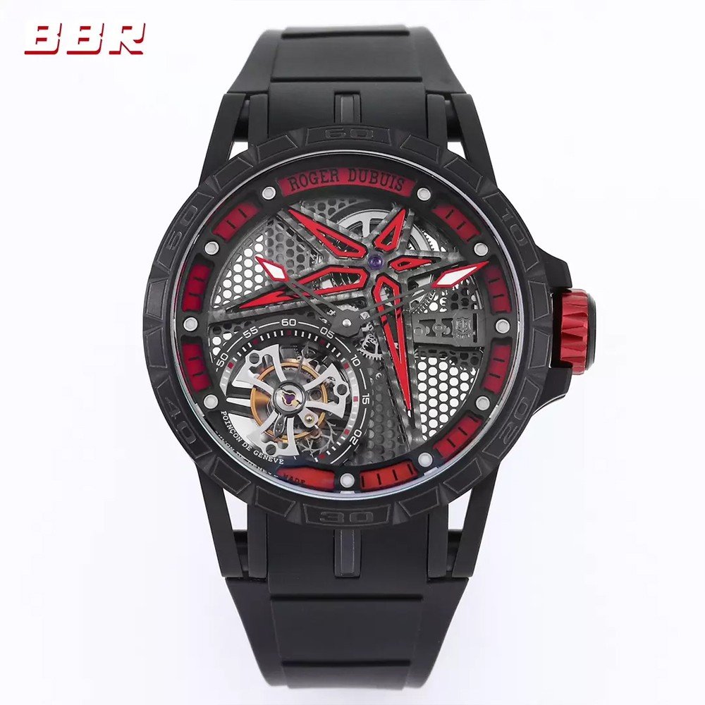 로저드뷔 엑스칼리버 스파이더 투르비옹 티타늄 45mm RDDBEX0817