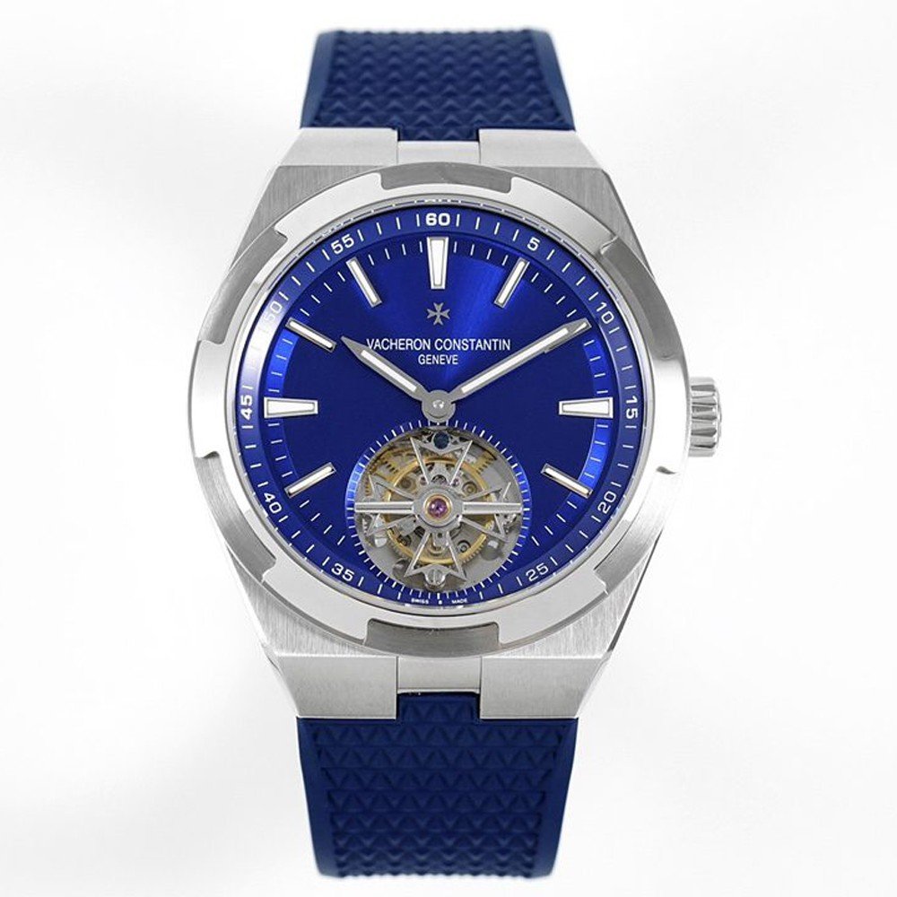 바쉐론 콘스탄틴 오버시즈 투르비옹 스틸 블루 다이얼 42.5mm 6000V/110A-B544