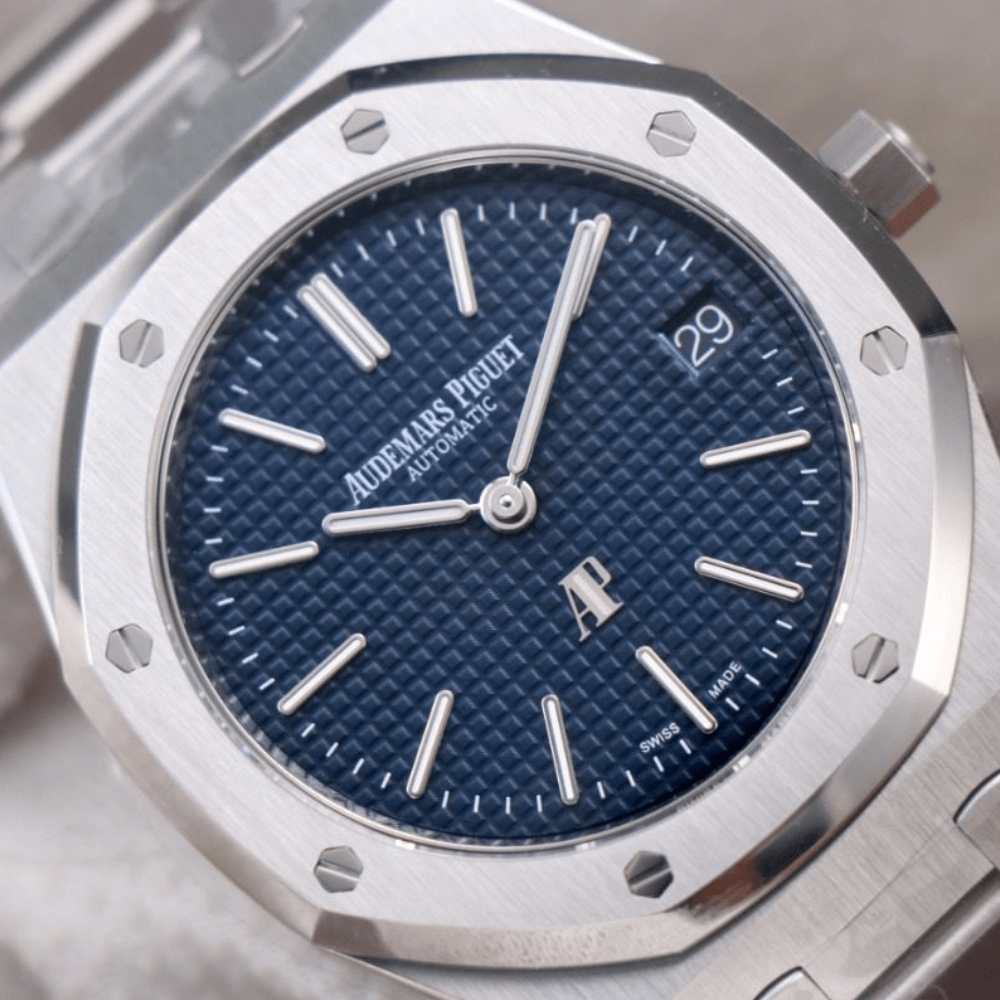 오데마피게 로얄오크 플라잉 블루 다이얼 SS 브레이슬릿 39mm 15202ST