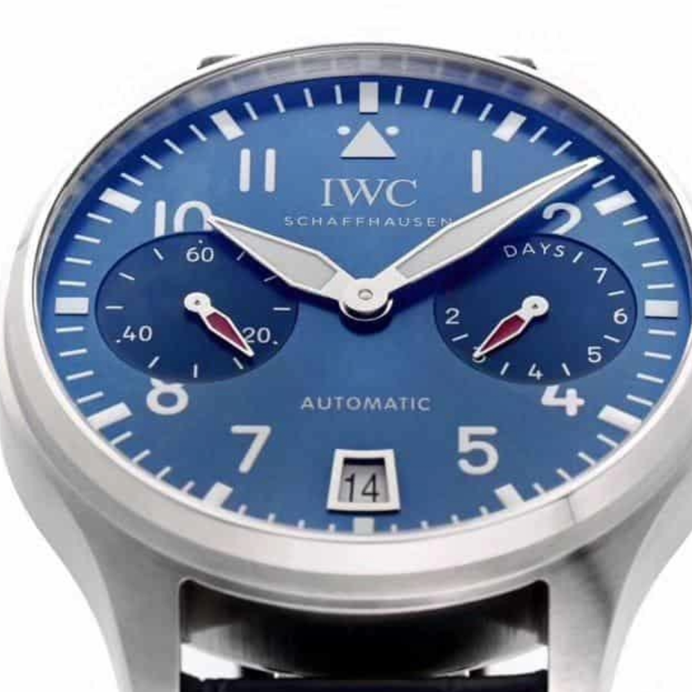IWC 에어 마스터(빅 파일럿) 런던 스페셜 에디션 레더 스트랩 46mm IW501008