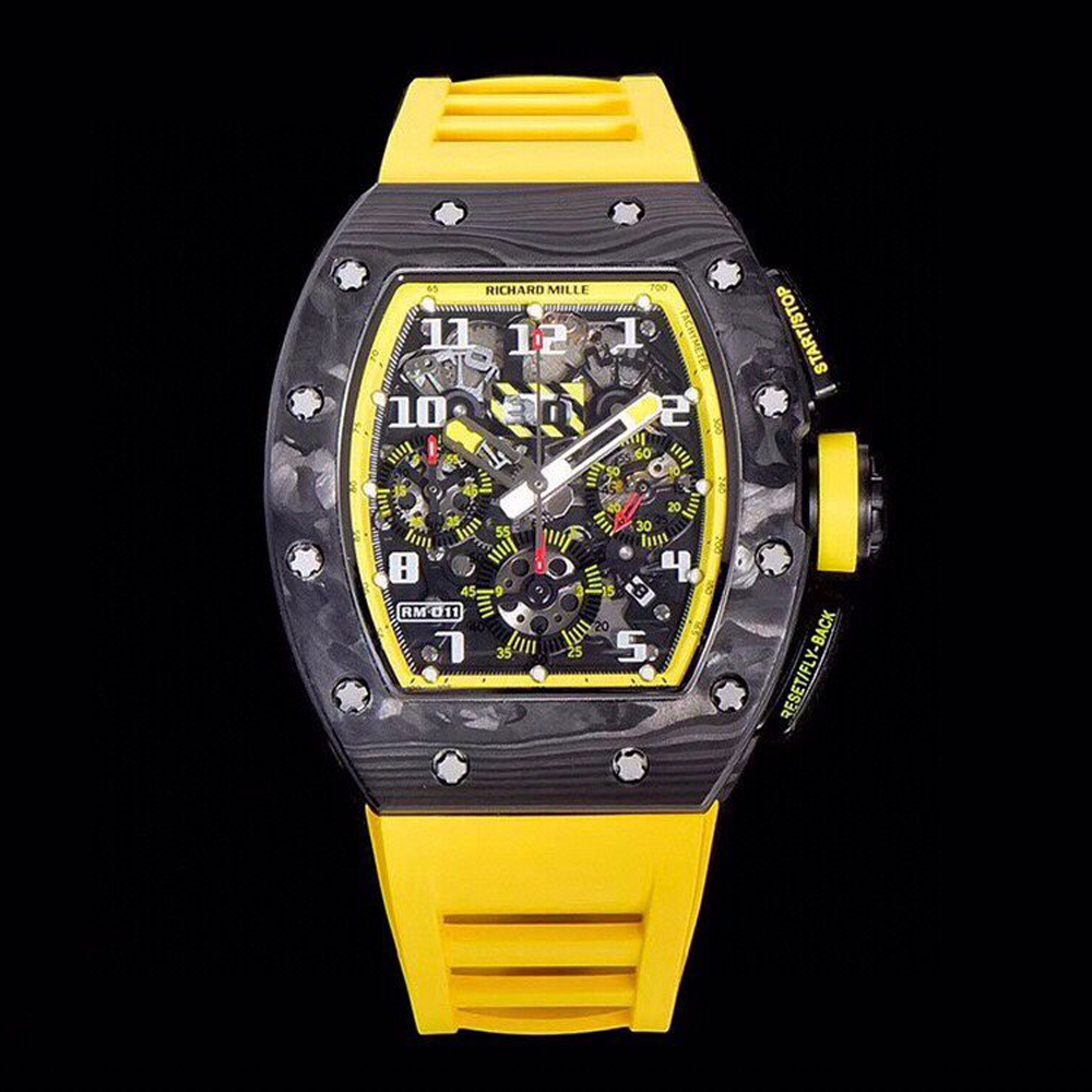 리차드밀 옐로우 스톰 NTPT 옐로우 러버밴드 RM011