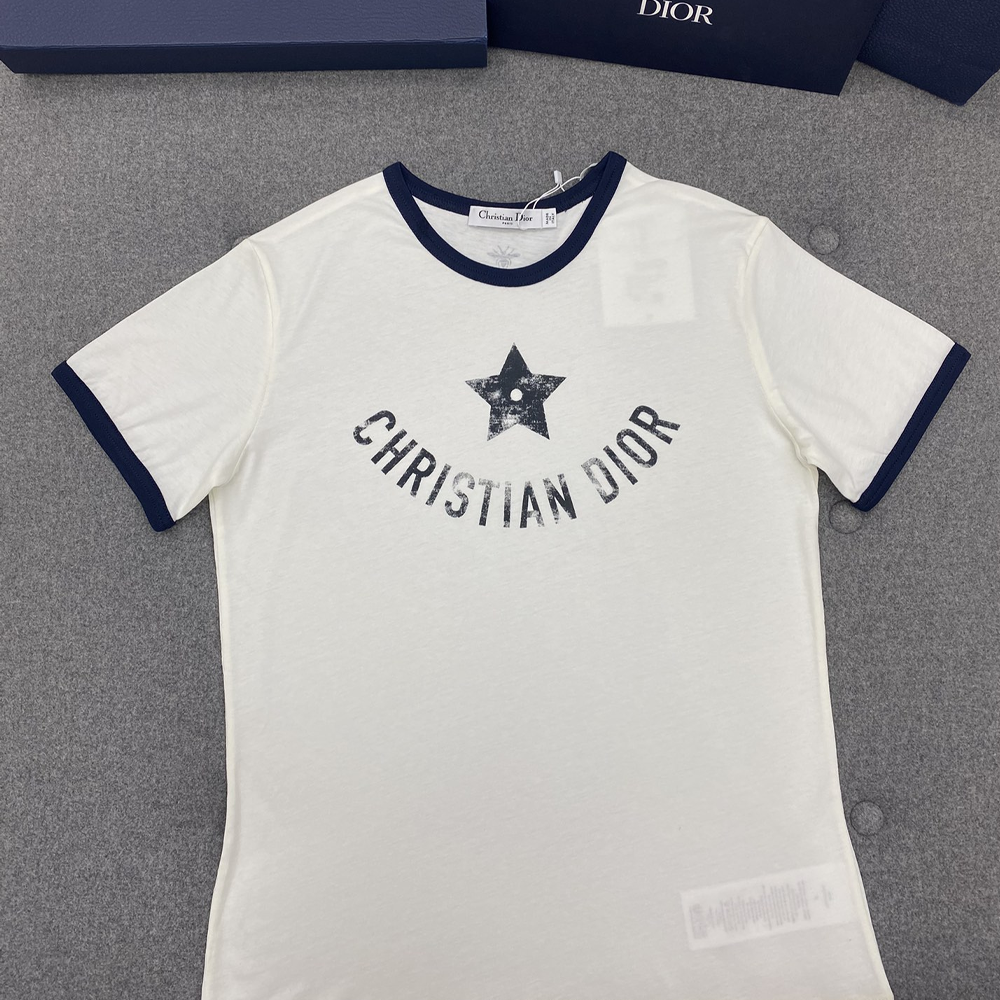 디올 24SS 아이코닉 프린팅 반팔 티셔츠