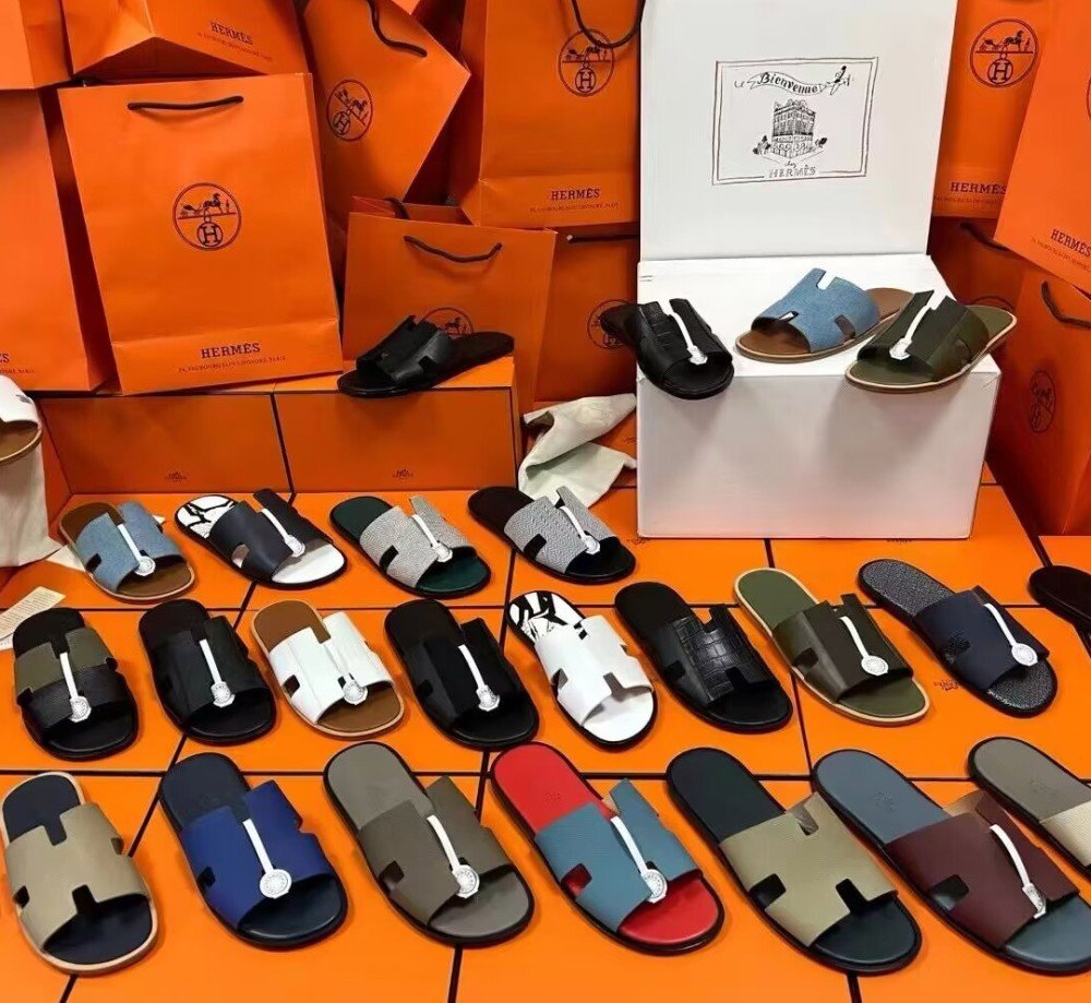 에르메스 이즈미르 남성 슬리퍼 샌들