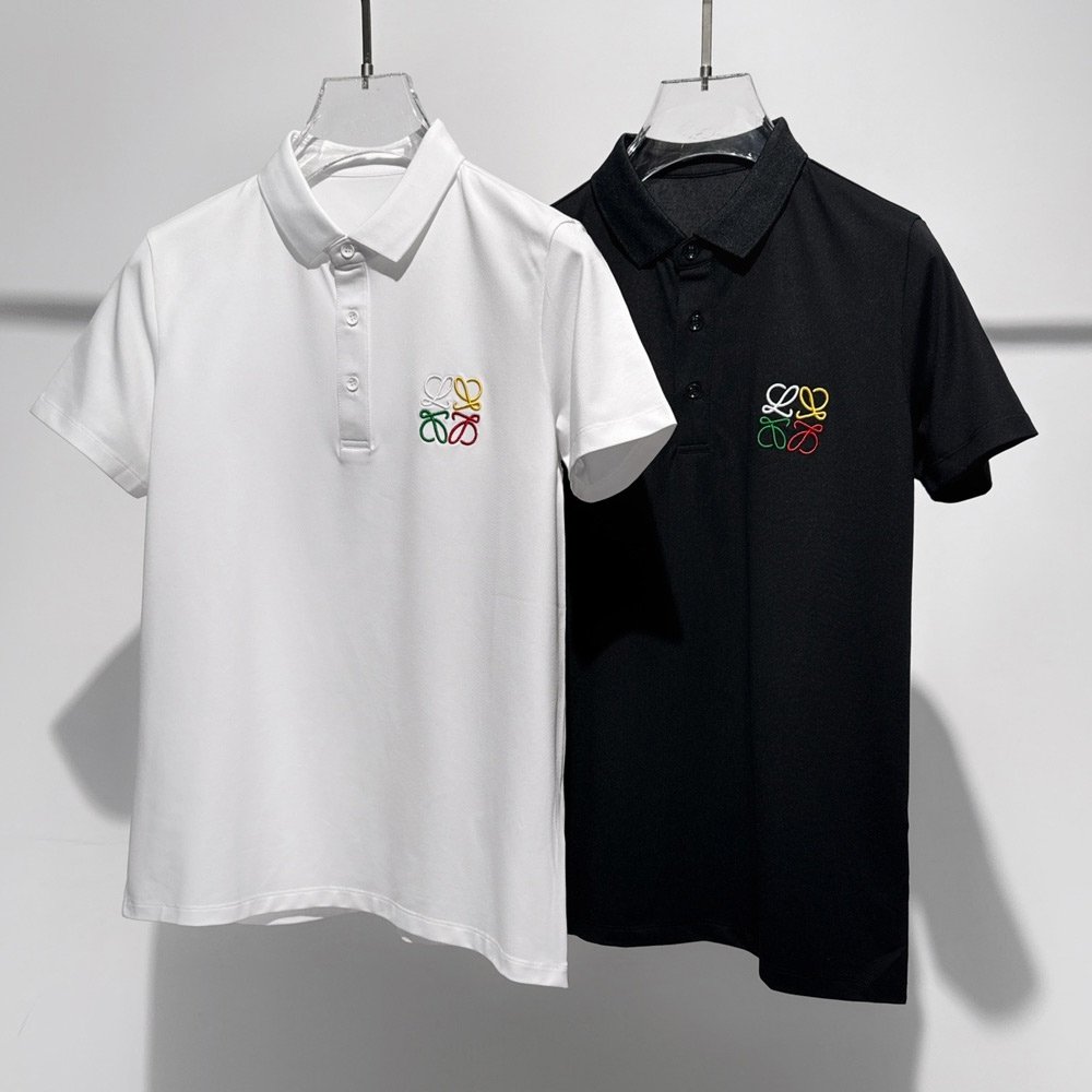 로에베 24SS 자수 로고 폴로 반팔