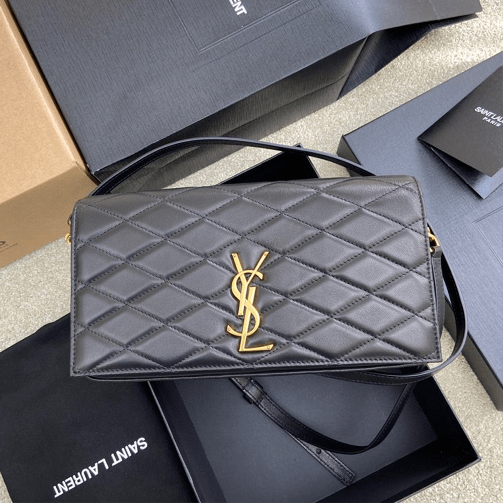 생로랑 퀼팅 WOC 체인백 블랙