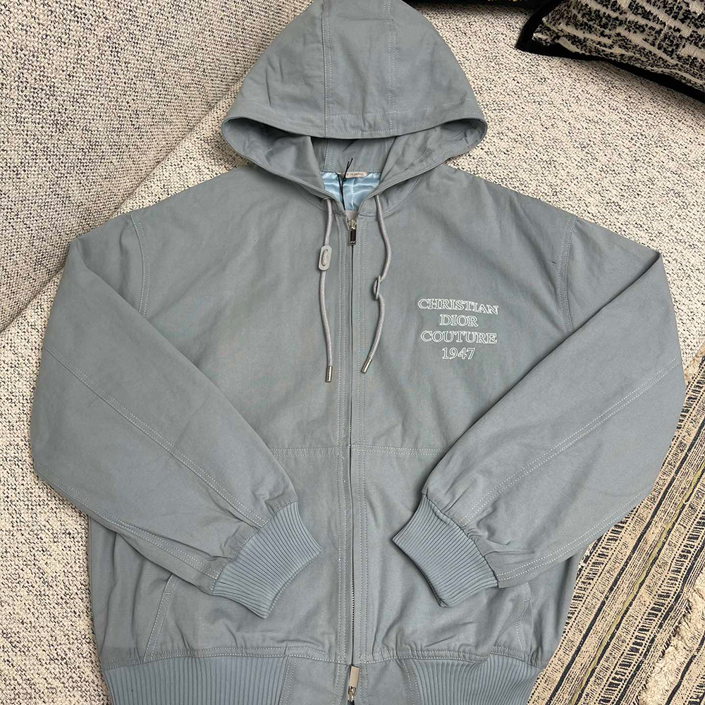 디올 24SS 1947 로고 후드 집업