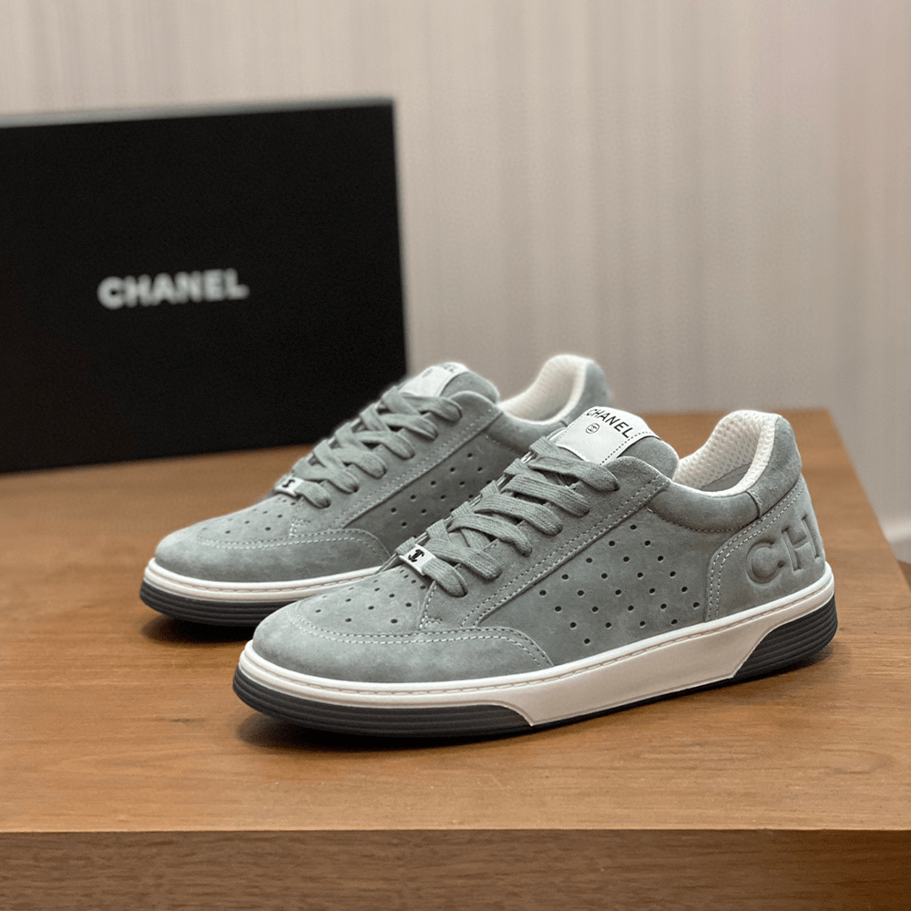 샤넬 테니스 스니커즈 그레이