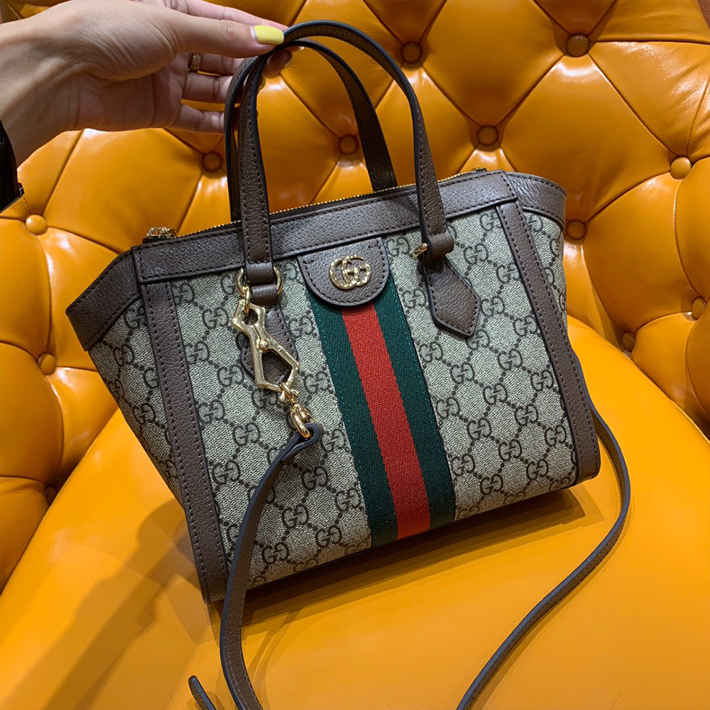 구찌 오피디아 스몰 GG 토트백