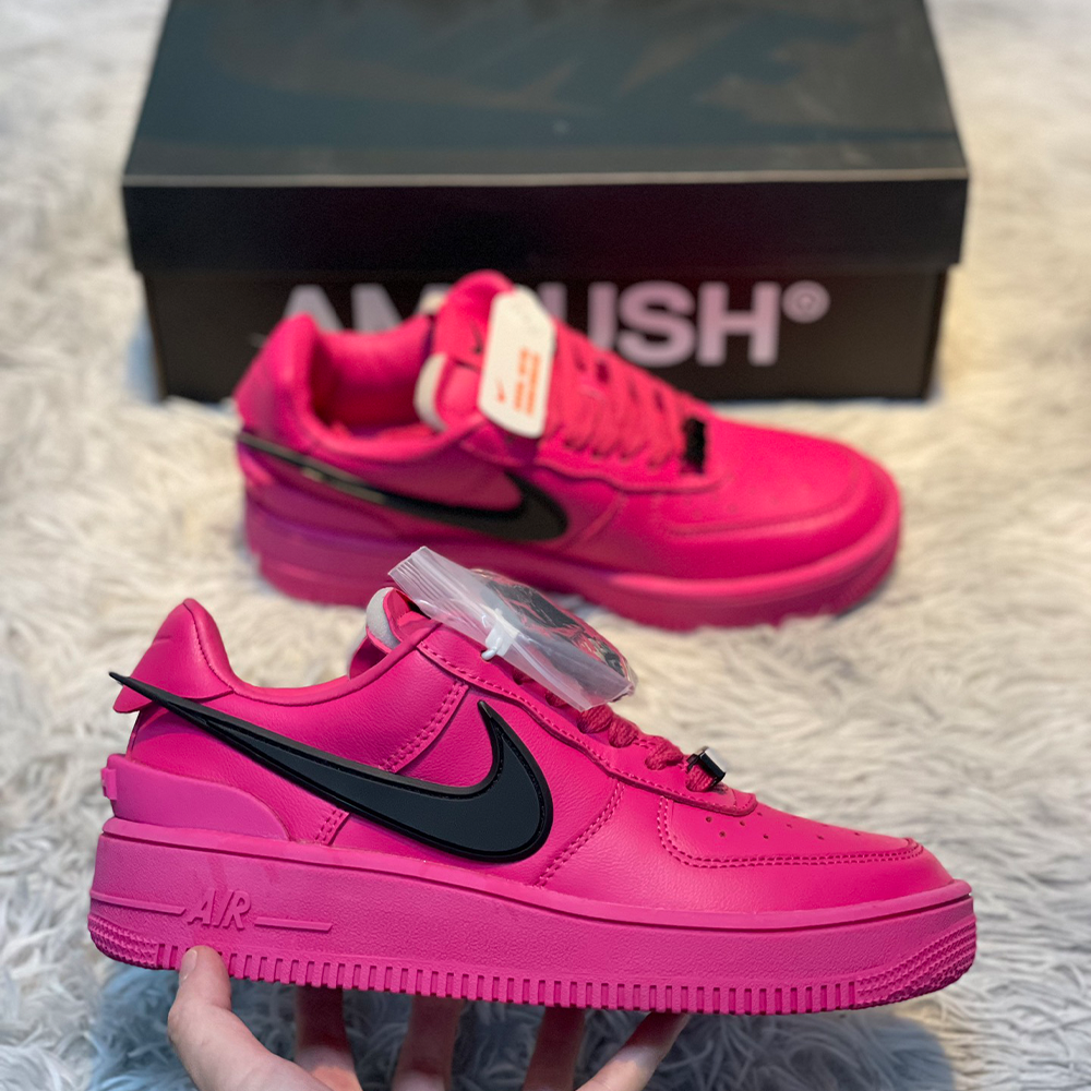 나이키 x 앰부쉬 에어포스 1 로우 SP 핑크