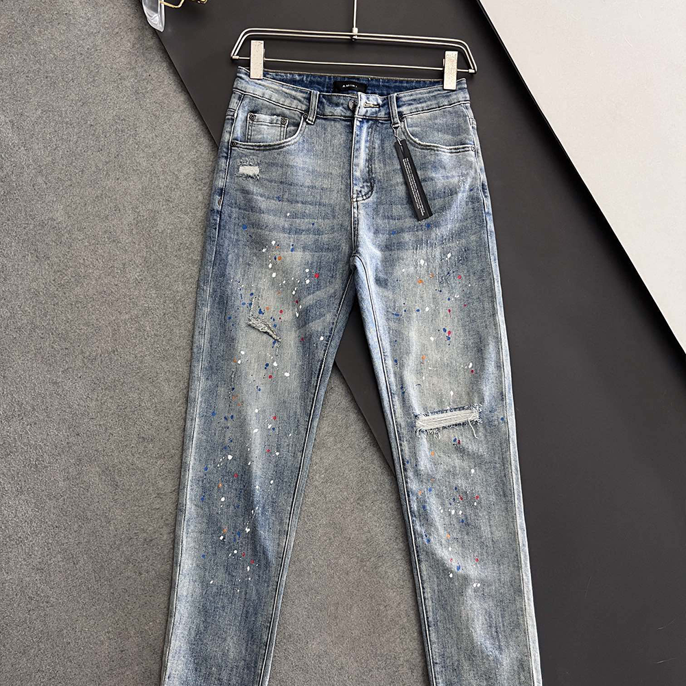 아미리 24FW 클래식 캐주얼 스트레이트 데님 팬츠