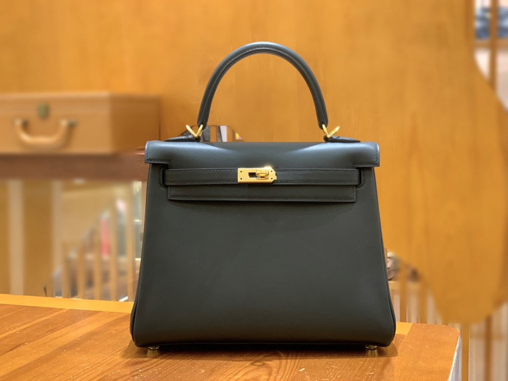 올수공 에르메스 켈리 25 토고 스위프트 블랙 골드 버클