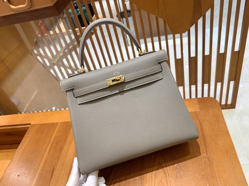 올수공 에르메스 켈리 25 토고 아스팔트 그레이 골드 버클