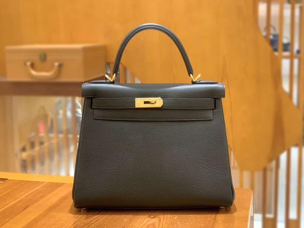 올수공 에르메스 켈리 28 토고 블랙 골드 버클