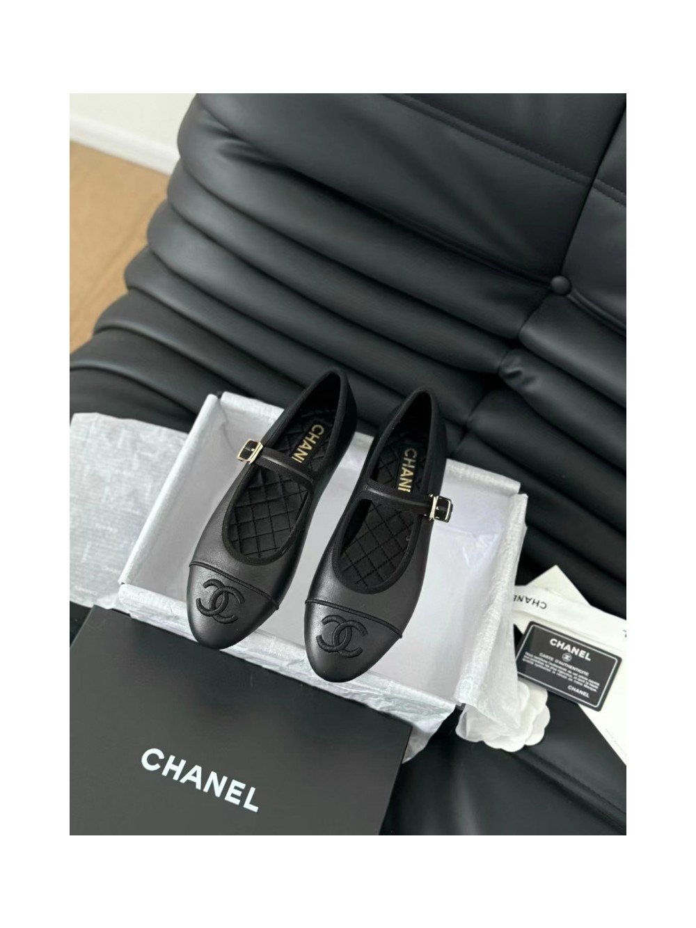 샤넬 발레리나 메리제인 플랫 슈즈