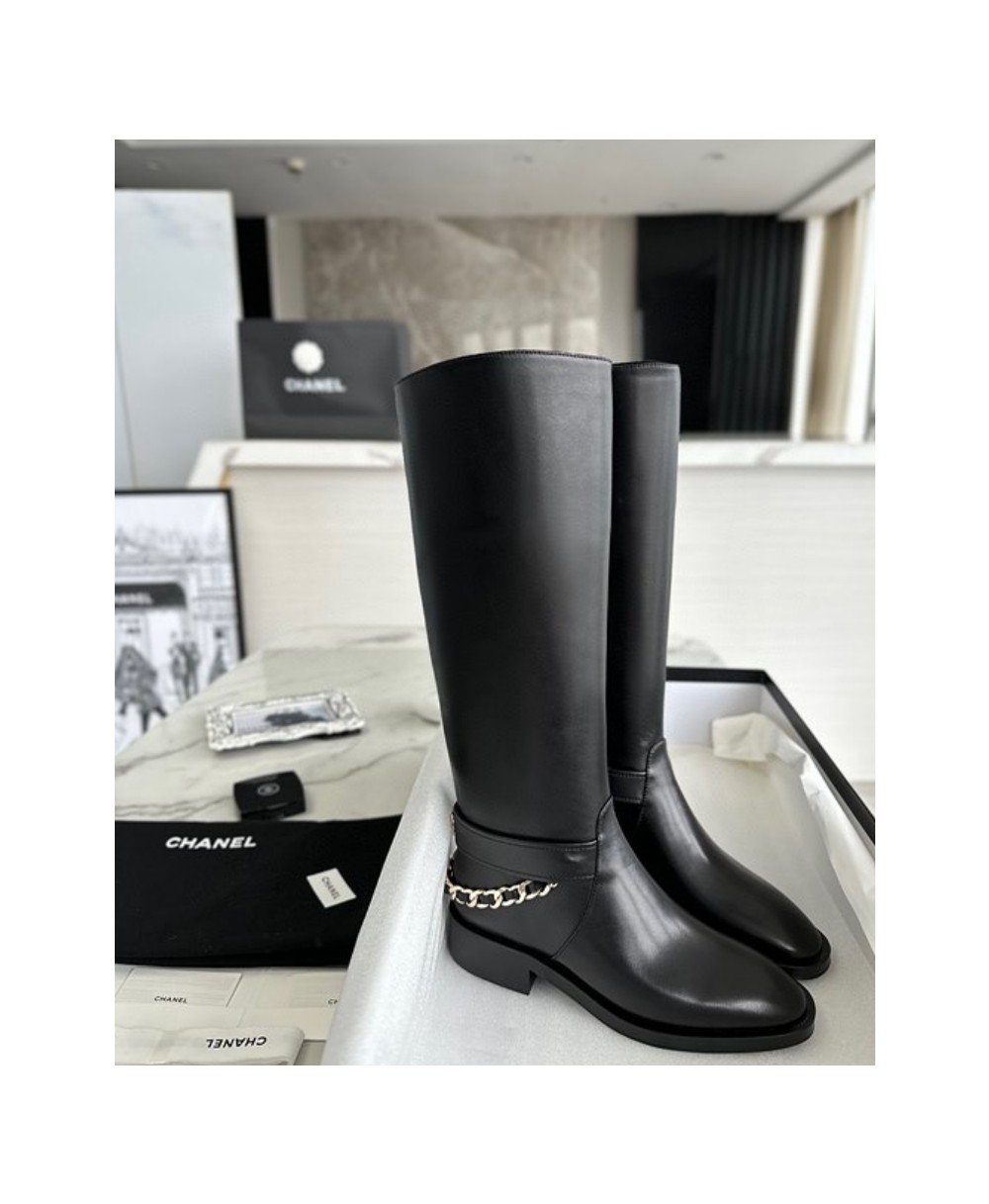 샤넬 cc로고 하이 부츠