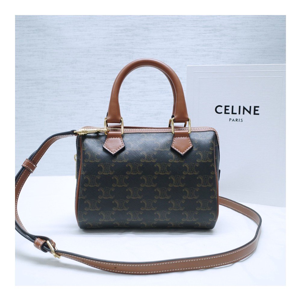 셀린느 트리오페 스몰 보스턴백