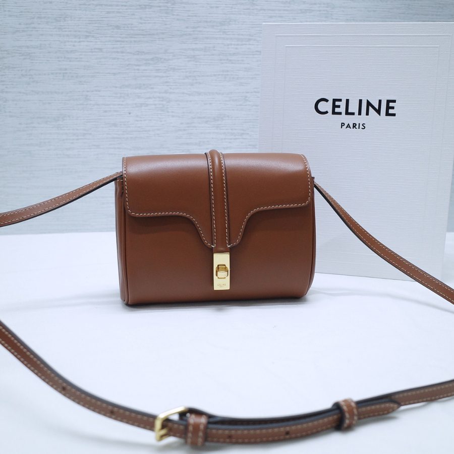 셀린느 숄더백 브라운