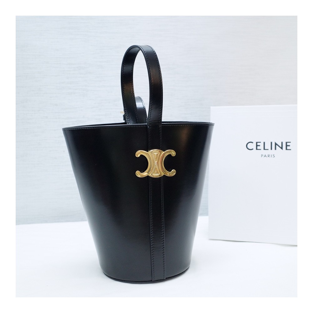 셀린느 트리오페 버킷백 블랙