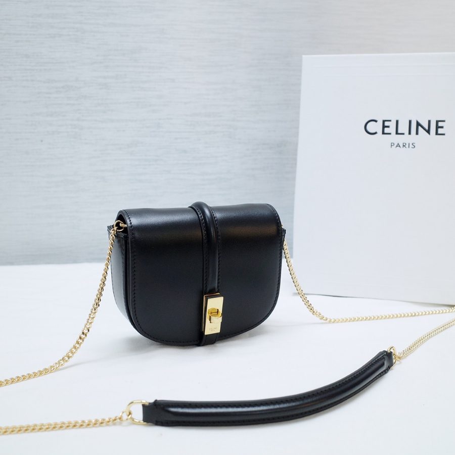 셀린느 체인백 스몰월렛 체인 샤이니 블랙 크로스백 10G453