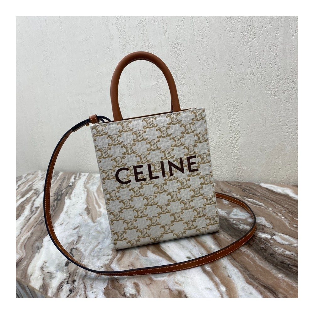 셀린느 CELINE MINI TOTE CABAS TRIOMPHE 미니 토트 백 숄더 백 194372