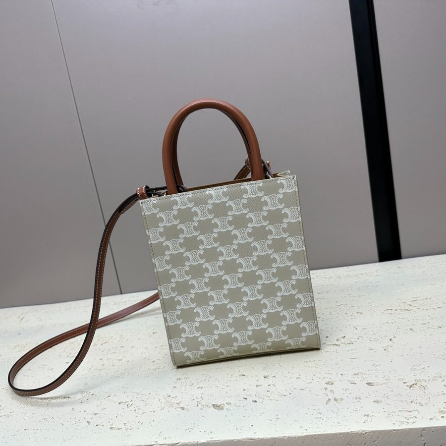셀린느 CELINE MINI TOTE CABAS TRIOMPHE 미니 토트 백 숄더 백 194372