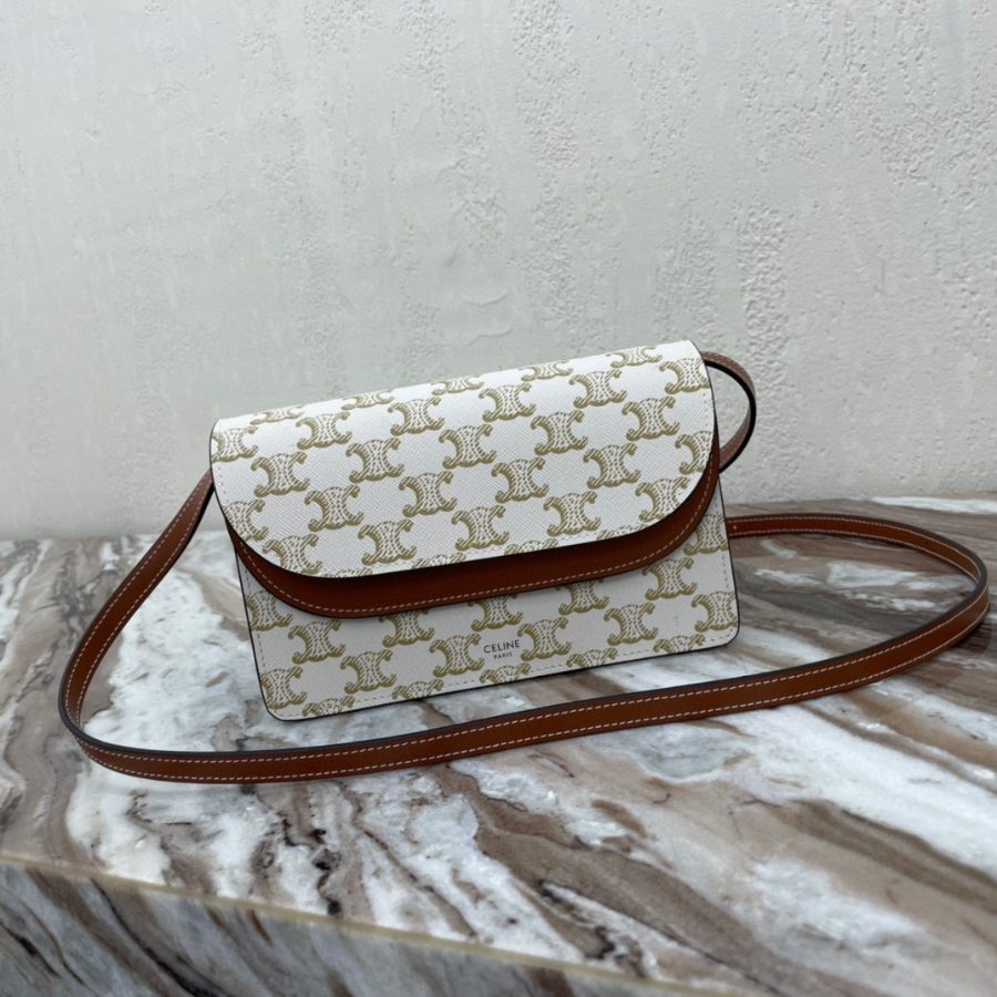 셀린느 CELINE CANVAS WOC 숄더 백 10D852