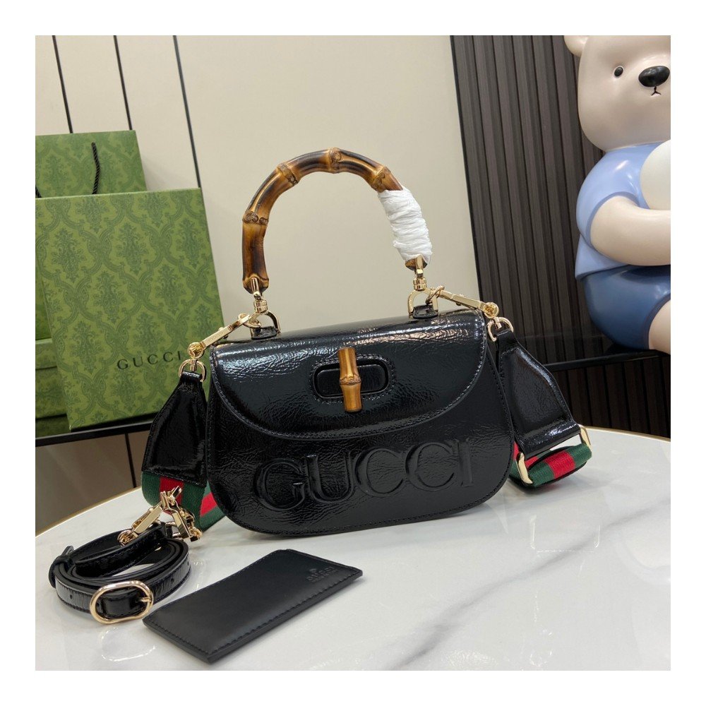 구찌 Gucci Bamboo 1947 스몰 여성용 크로스백 토트백 675797