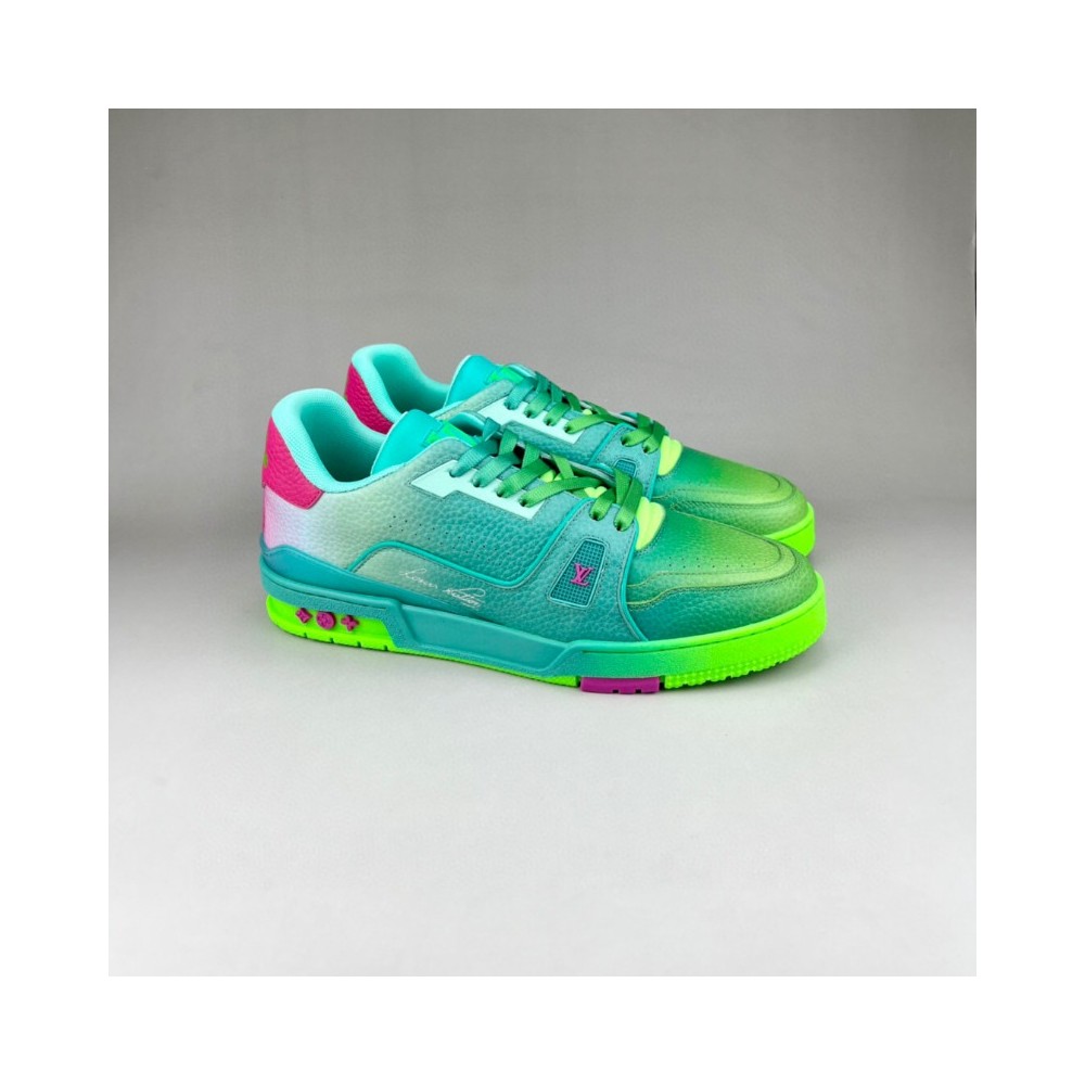 루이비통 트레이너 남녀공용 신발 운동화 스니커즈