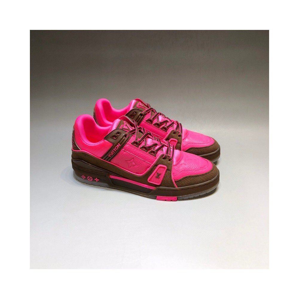 루이비통 트레이너 남녀공용 신발 운동화 스니커즈