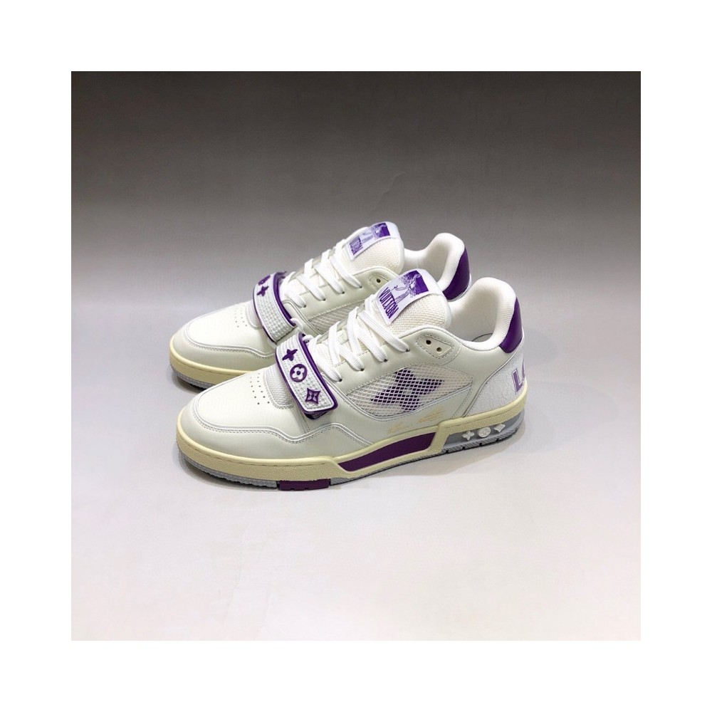 루이비통 트레이너 남녀공용 신발 운동화 스니커즈