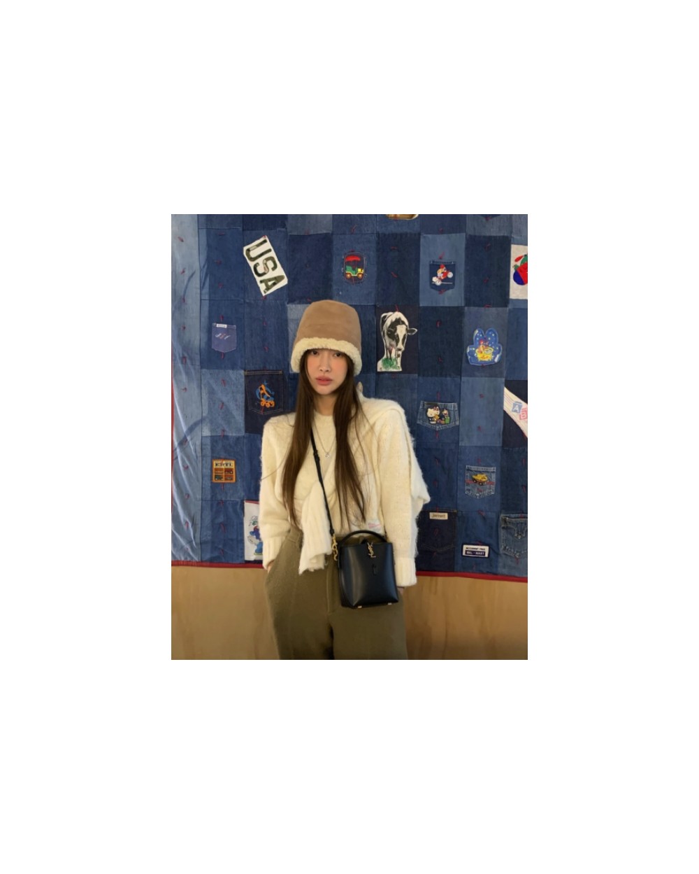 [차정원 PICK] 생로랑 LE 37 미니 버킷백