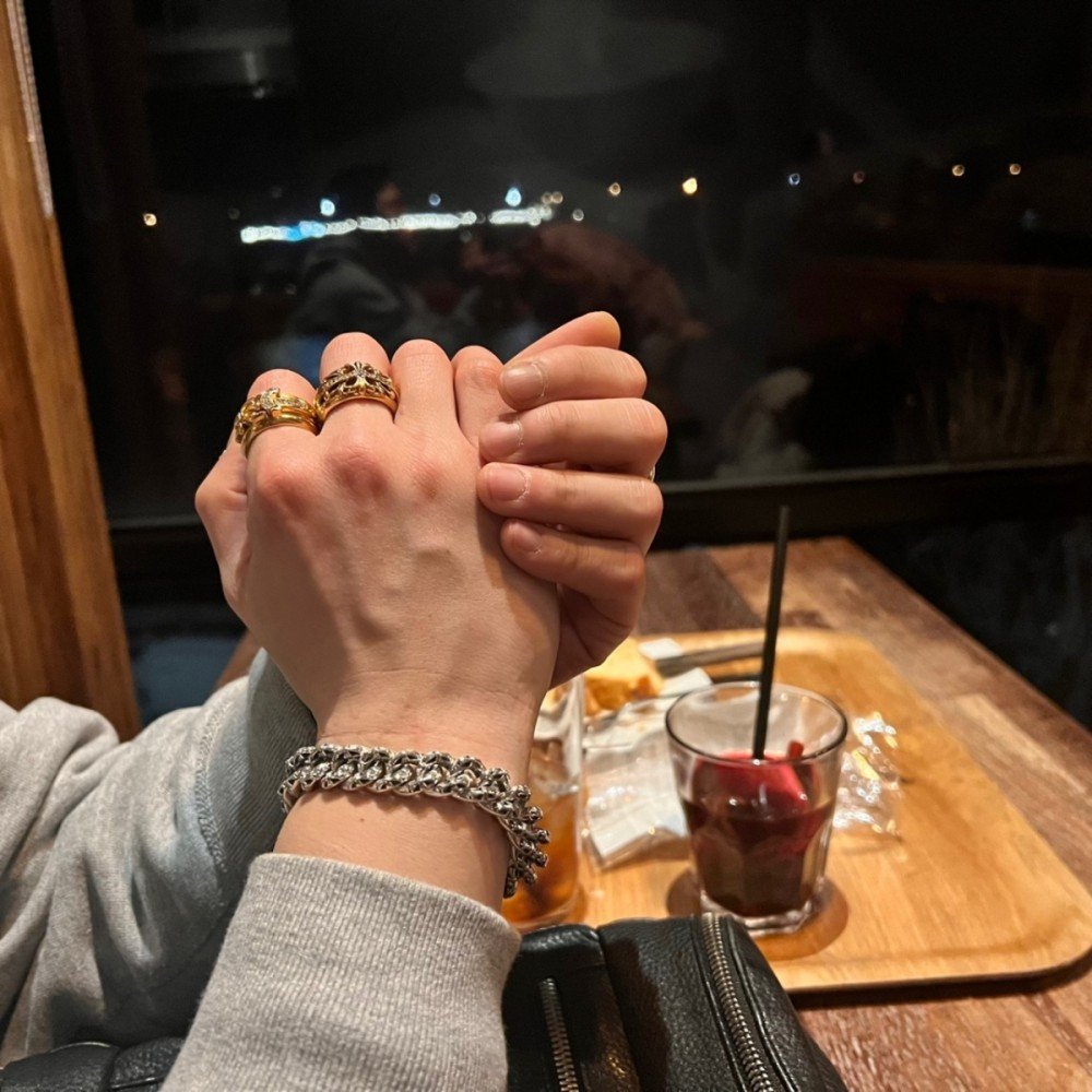 Chrome Hearts 크롬하츠 베이비 더블팬시 체인 팔찌