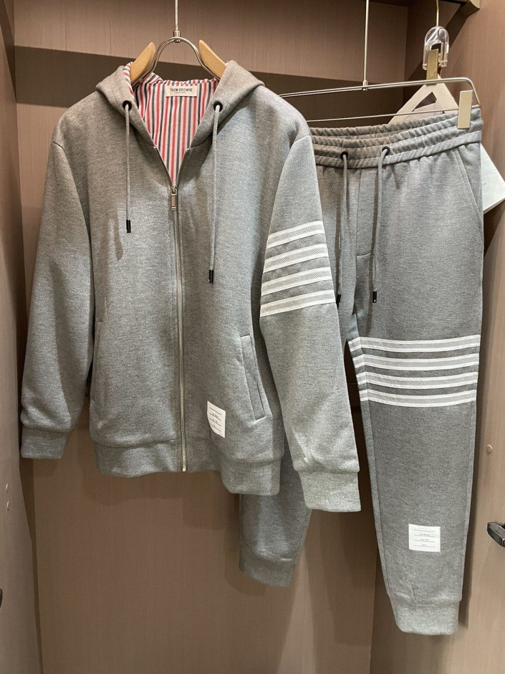 톰브라운 4바 후드집업 트레이닝복 세트