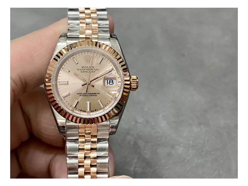 롤렉스 레이디 데이저스트 RG 다이얼 콤비 28mm 279171