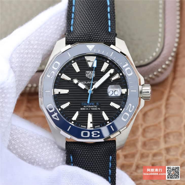 태그호이어 아쿠아레이서 세라믹 베젤 다이빙 워치 41mm WAY211B.FC6363