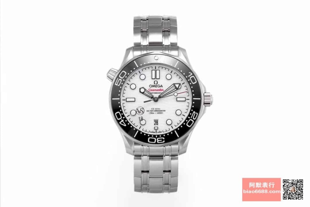 오메가 시마스터 300M 화이트 세라믹 다이얼 SS 브레이슬릿 42mm 210.30.42.20.04.001