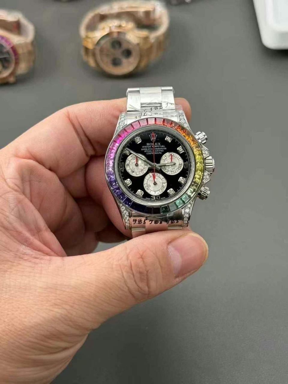 EVO 텅스텐 롤렉스 데이토나 화이트골드 커스텀 제작