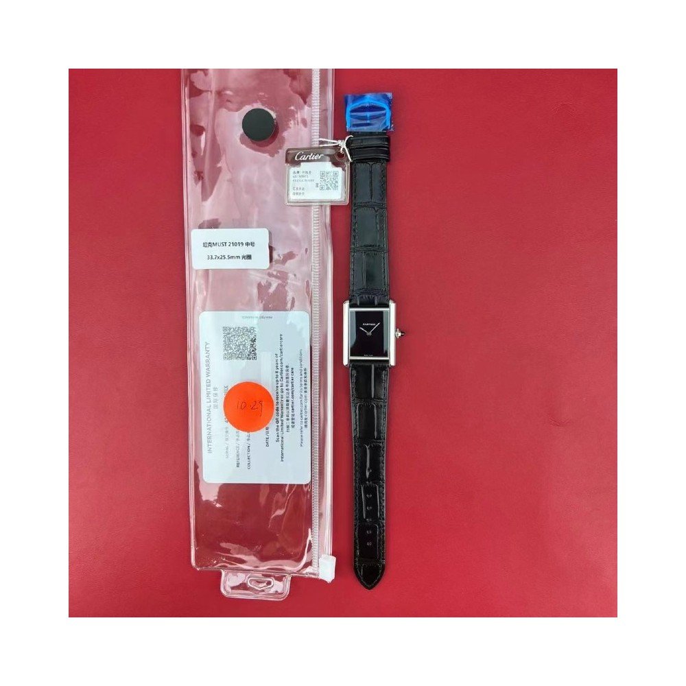 [더빠른배송] F1 탱크 머스트 라지 블랙다이얼 가죽스트랩 QC완료